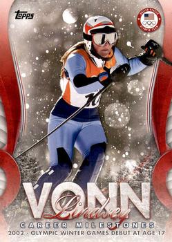2018 Topps U.S. Olympic & Paralympic Team Hopefuls - Lindsey Vonn Career Milestones #LV-3 Lindsey Vonn Front