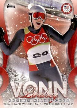 2018 Topps U.S. Olympic & Paralympic Team Hopefuls - Lindsey Vonn Career Milestones #LV-4 Lindsey Vonn Front