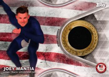 2018 Topps U.S. Olympic & Paralympic Team Hopefuls - Team USA Memorabilia Pieces #TMC-JN Joey Mantia Front