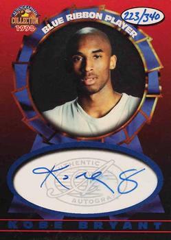 1997-98 Score Board Autographed Collection - Blue Ribbon Autographs #NNO Kobe Bryant Front