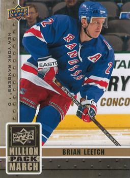 2010 Upper Deck Million Pack March #MPM-10 Brian Leetch Front