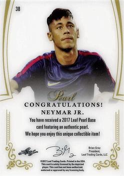 2017 Leaf Pearl #38 Neymar Jr. Back