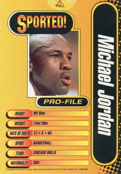 1996 Sported! Magazine World Class Winners Pop-Ups #2 Michael Jordan Back