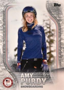 2018 Topps U.S. Olympic & Paralympic Team Hopefuls - Silver #US-30 Amy Purdy Front