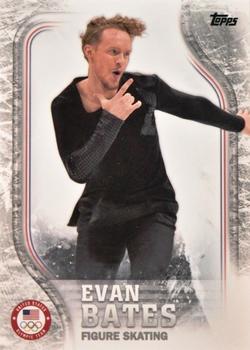 2018 Topps U.S. Olympic & Paralympic Team Hopefuls - Silver #US-48 Evan Bates Front
