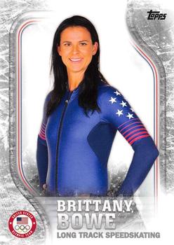 2018 Topps U.S. Olympic & Paralympic Team Hopefuls - Silver #USA-34 Brittany Bowe Front