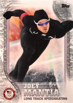 2018 Topps U.S. Olympic & Paralympic Team Hopefuls - Silver #USA-37 Joey Mantia Front