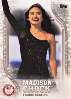 2018 Topps U.S. Olympic & Paralympic Team Hopefuls - Silver #USA-42 Madison Chock Front
