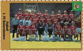 1995 Magic Sport ID Cards (German) #70 1. FC Kaiserslautern Front