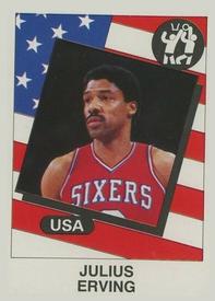 1986 Panini Supersport Stickers #133 Julius Erving Front