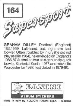 1987-88 Panini Supersport Stickers #164 Graham Dilley Back