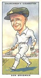 1931 Churchman's Sporting Celebrities #15 Don Bradman Front