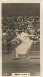 1927 Lambert & Butler The World of Sport #27 Miss Wills Front