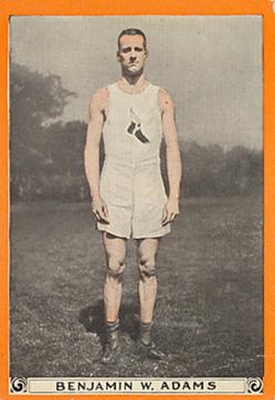 1913 Pan Handle Scrap World's Champion Athletes (T230) #NNO Benjamin W. Adams Front