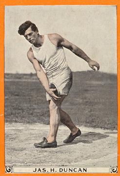 1913 Pan Handle Scrap World's Champion Athletes (T230) #NNO Jas. H. Duncan Front