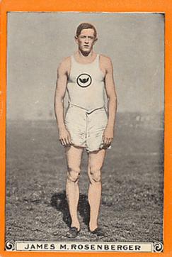 1913 Pan Handle Scrap World's Champion Athletes (T230) #NNO James M. Rosenberger Front