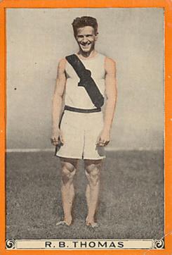 1913 Pan Handle Scrap World's Champion Athletes (T230) #NNO R.B. Thomas Front