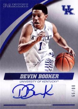 2016 Panini Kentucky Wildcats - Autographs Silver #DB-UK Devin Booker Front