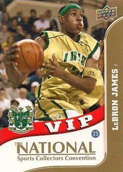 2010 Upper Deck The National Sports Convention VIP #VIP-3 Lebron James Front