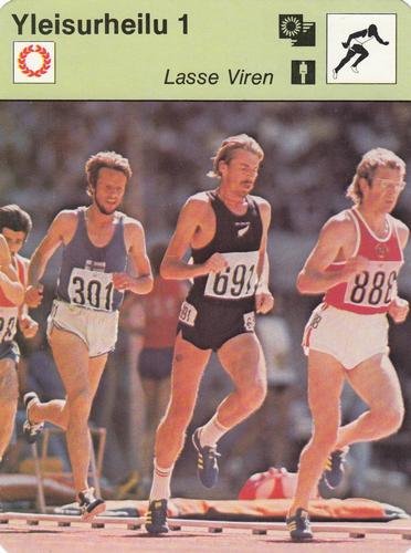 1977 Sportscaster Series 1 Finnish #01-01 Lasse Viren Front