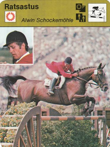 1977 Sportscaster Series 1 Finnish #01-04 Alwin Schockenmöhle Front