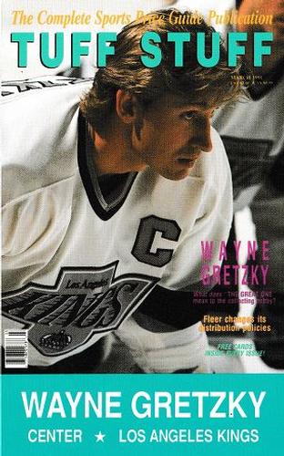 1991 Tuff Stuff Magazine Postcard Inserts #7 Wayne Gretzky Front