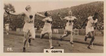 1927 British-American Tobacco Who's Who in Sports #28 R. Corts Front