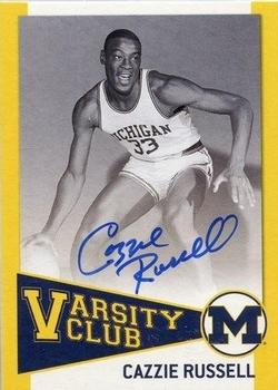 2004 TK Legacy Michigan Wolverines - Varsity Club Autographs #VC1 Cazzie Russell Front