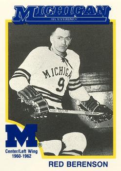 1991 College Classics Michigan Wolverines #NNO Red Berenson Front