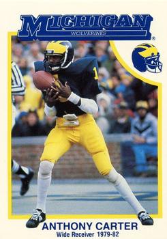1991 College Classics Michigan Wolverines #NNO Anthony Carter Front