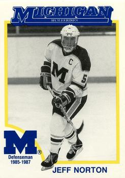 1991 College Classics Michigan Wolverines #NNO Jeff Norton Front