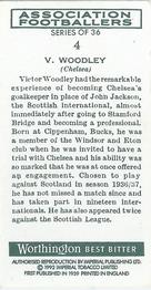 1992 Worthington Best Bitter Sportsman from 20-40 #4 Vic Woodley Back