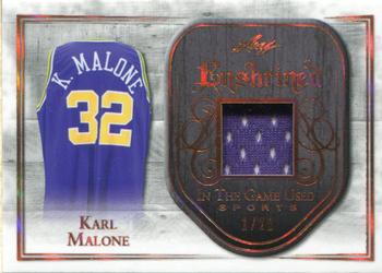 2018 Leaf In The Game Used Sports - Enshrined Relics #E-23 Karl Malone Front