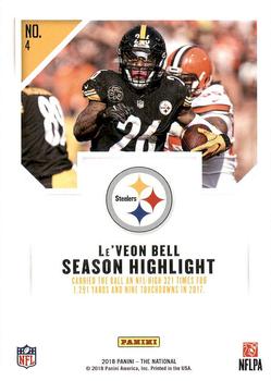 2018 Panini National Convention #4 Le'Veon Bell Back