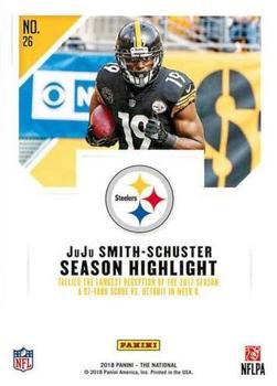 2018 Panini National Convention #26 JuJu Smith-Schuster Back