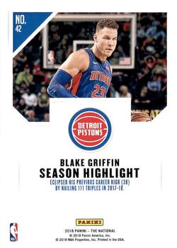2018 Panini National Convention #42 Blake Griffin Back