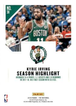 2018 Panini National Convention - Rainbow Spokes #38 Kyrie Irving Back