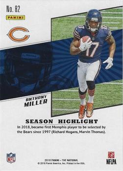 2018 Panini National Convention - Rainbow Spokes #82 Anthony Miller Back