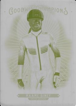2018 Upper Deck Goodwin Champions - Printing Plates Yellow #19 Maame Biney Front