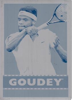 2018 Upper Deck Goodwin Champions - Goudey Printing Plates Cyan #G8 Frances Tiafoe Front