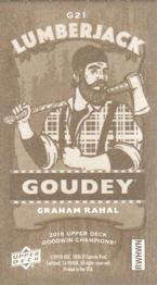 2018 Upper Deck Goodwin Champions - Goudey Minis Wood Lumberjack #G21 Graham Rahal Back