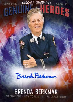 2018 Upper Deck Goodwin Champions - Genuine Heroes Signatures #GH-BB Brenda Berkman Front