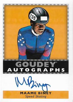 2018 Upper Deck Goodwin Champions - Goudey Autographs #GA-MB Maame Biney Front