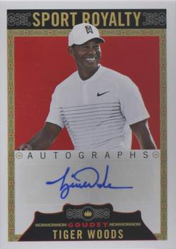 2018 Upper Deck Goodwin Champions - Goudey Sport Royalty Autographs #SRA-TW Tiger Woods Front