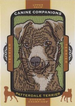 2018 Upper Deck Goodwin Champions - Canine Companions Manufactured Patch #CC128 Patterdale Terrier Front