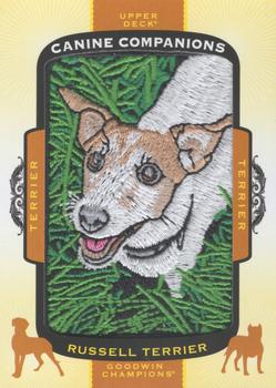 2018 Upper Deck Goodwin Champions - Canine Companions Manufactured Patch #CC130 Russell Terrier Front
