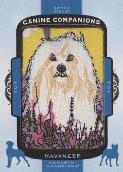 2018 Upper Deck Goodwin Champions - Canine Companions Manufactured Patch #CC195 Havanese Front