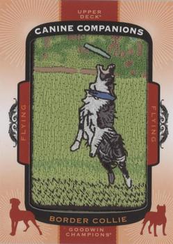 2018 Upper Deck Goodwin Champions - Canine Companions Manufactured Patch #CC198 Border Collie Front