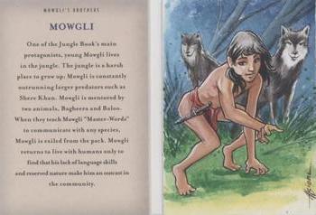2018 Upper Deck Goodwin Champions - The Jungle Book Sketch Booklets #JBS-1 Mowgli Front