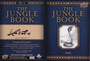 2018 Upper Deck Goodwin Champions - The Jungle Book Sketch Booklets #JBS-14 Nag Back